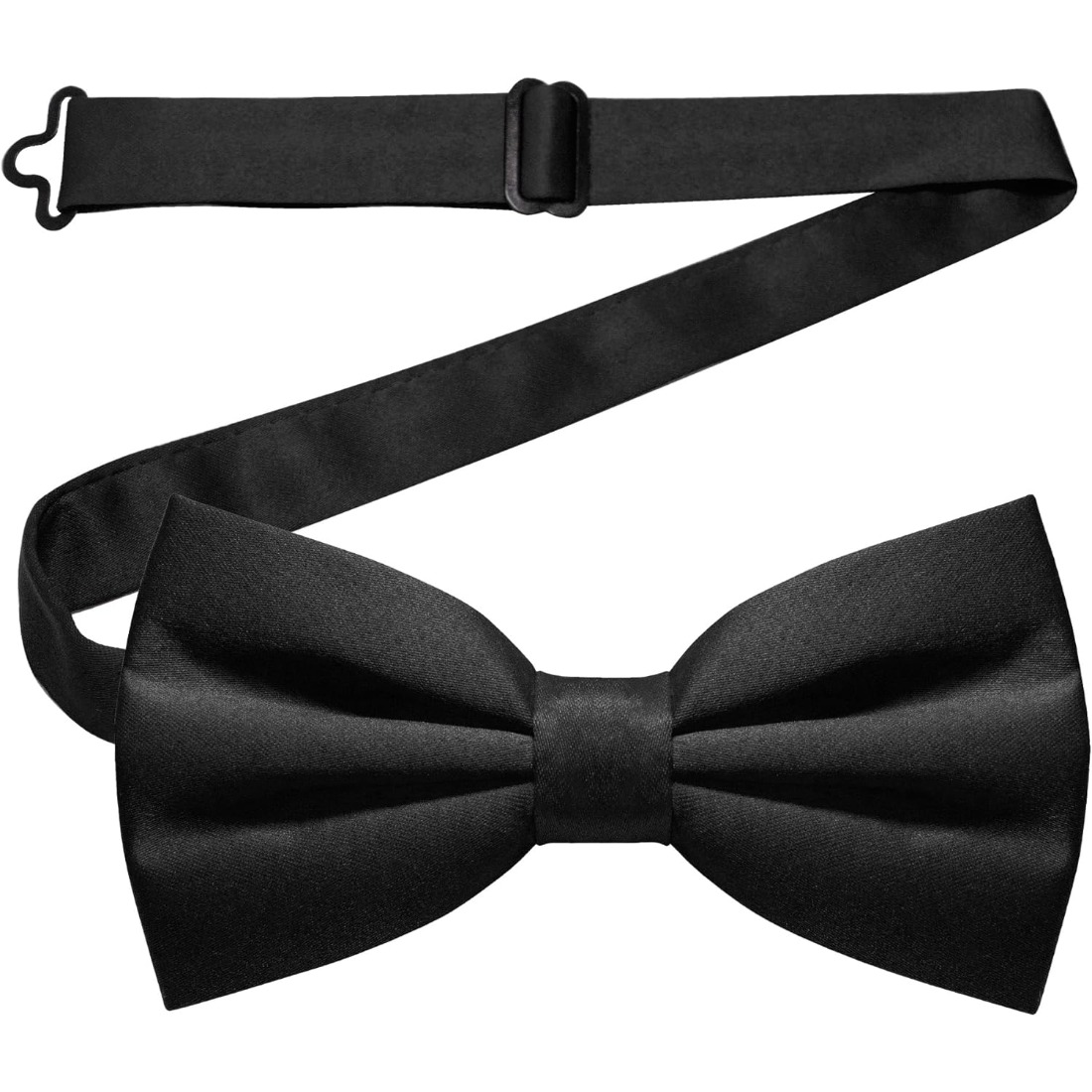 Men'S Holiday Formal Wear - Elegant Pre-tied Bow Tie Classic Solid