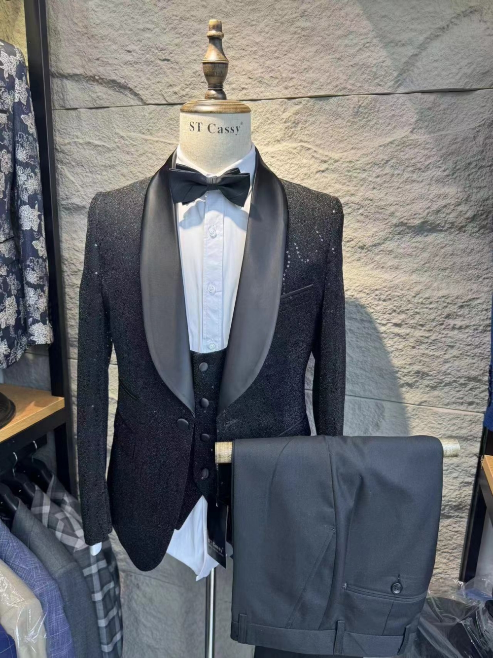 Holiday Shawl Lapel 3-pieces M - đánh giá và giá Men'S Holiday Formal Wear
