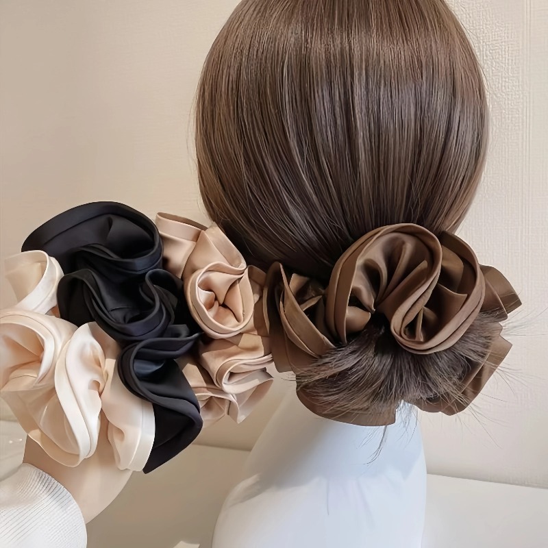 Korean Satin Scrunchies Elasti - đánh giá và giá Satin Bow Tie