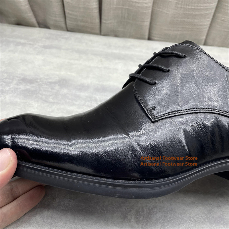 Men's Black Leather Oxford Sho - đánh giá và giá Men Formal Wear Dress