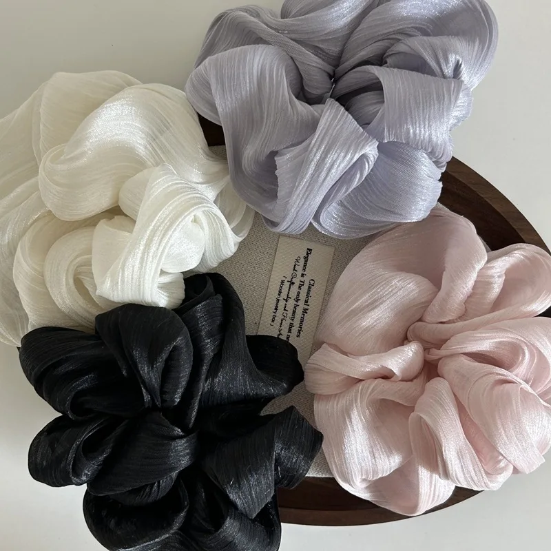 Korean Fashion Glossy Chiffon  - đánh giá và giá Tie Bar Clip