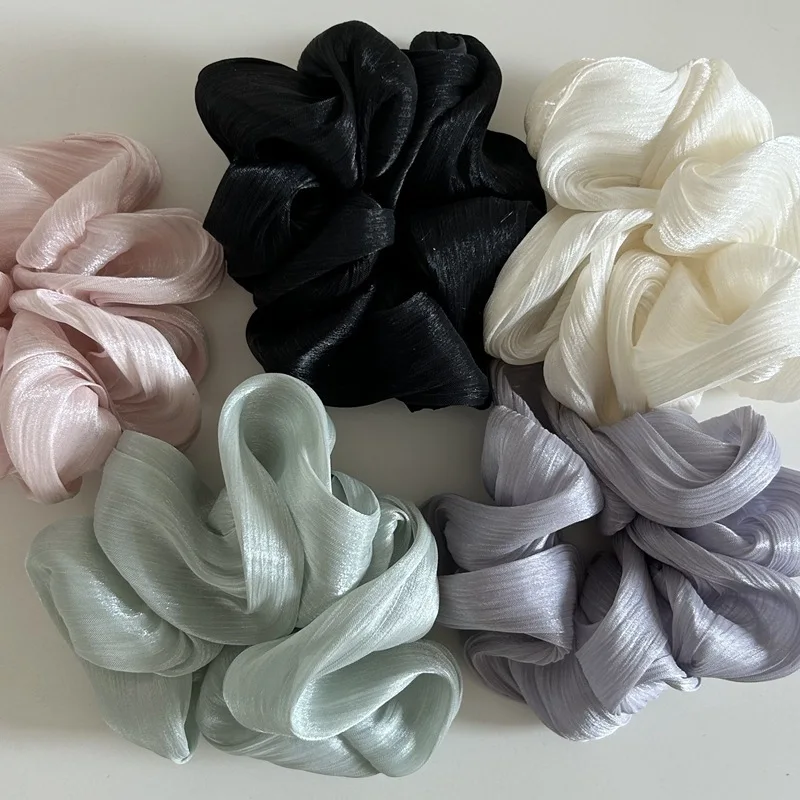 Korean Fashion Glossy Chiffon  - đánh giá và giá Tie Bar Clip