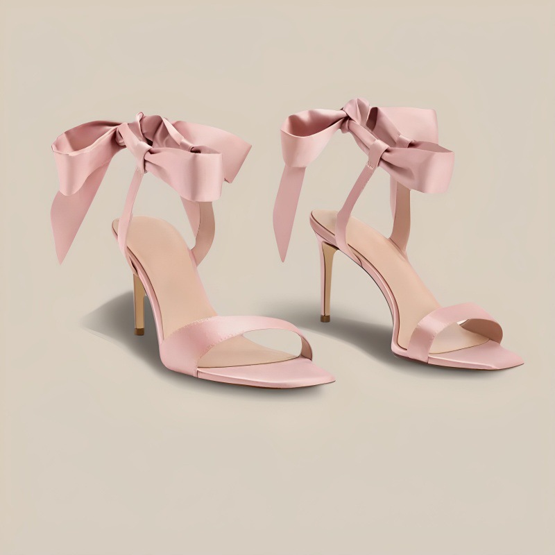 2026 Women's Silver Satin Fabr - đánh giá và giá Satin Bow Tie