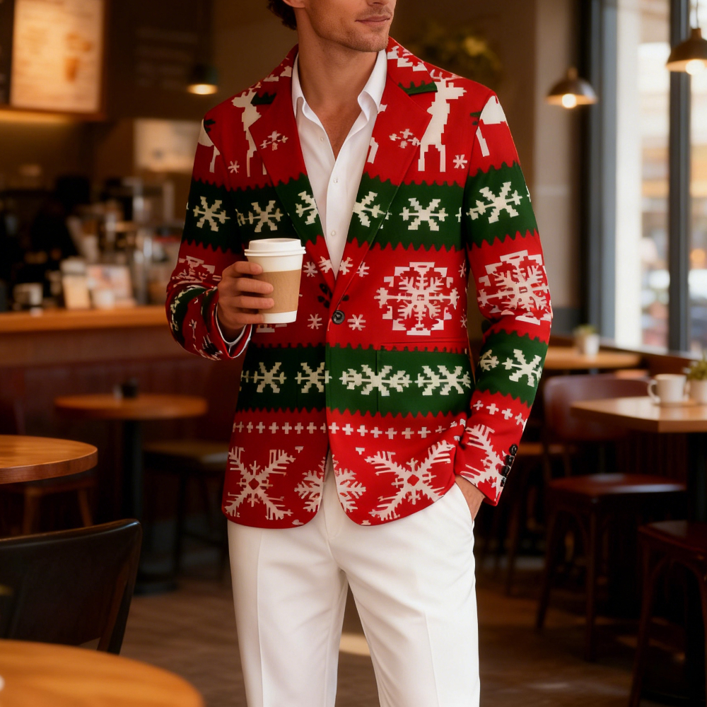 Men's Festive Xmas Casual Blaz - đánh giá và giá Men'S Holiday Formal Wear