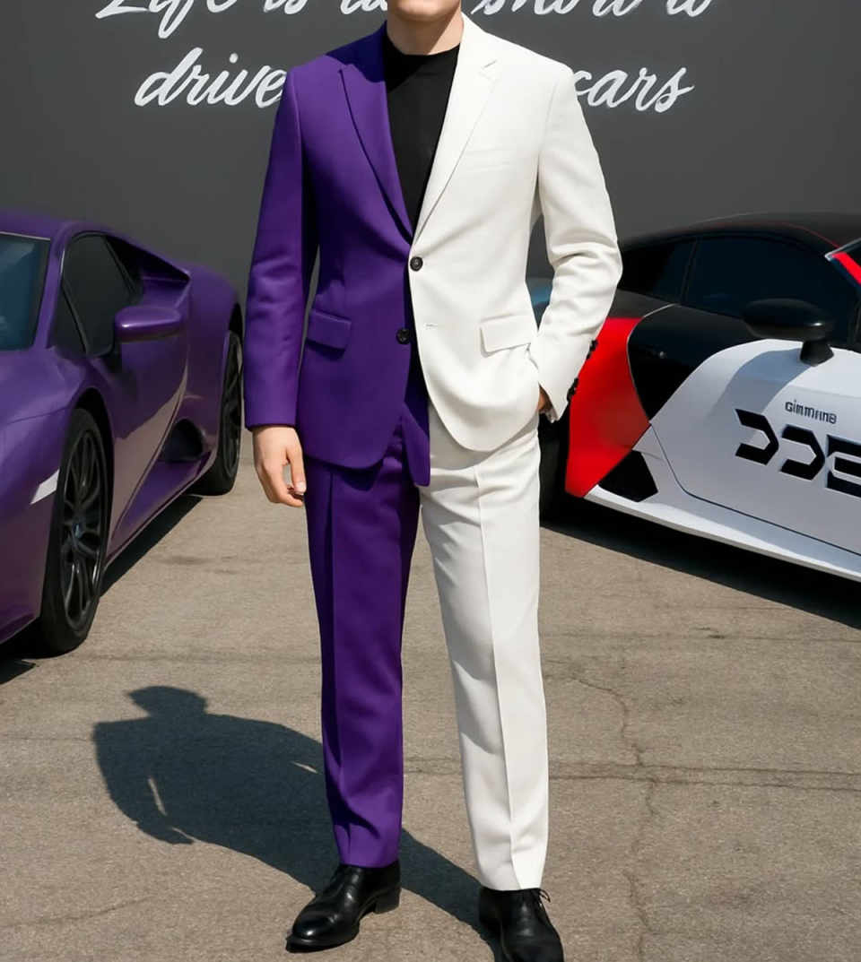 Formal Business Men Tuxedos 2  - đánh giá và giá Men Formal Wear Purple