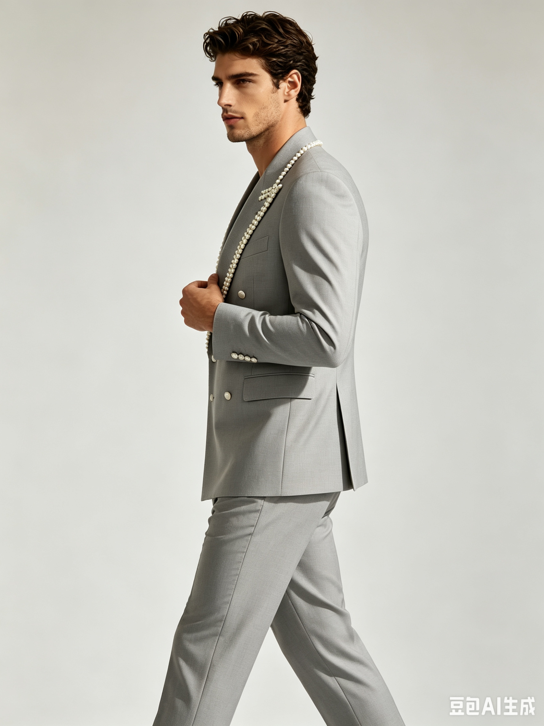 Pearls Men Suit Set 2 Pcs Blaz - đánh giá và giá Formal Wear Jersey For Men
