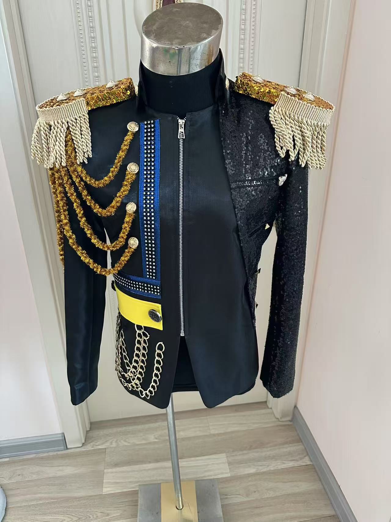 New Men Tassel Royal Jacket We - đánh giá và giá Formal Men Party Wear Jacket