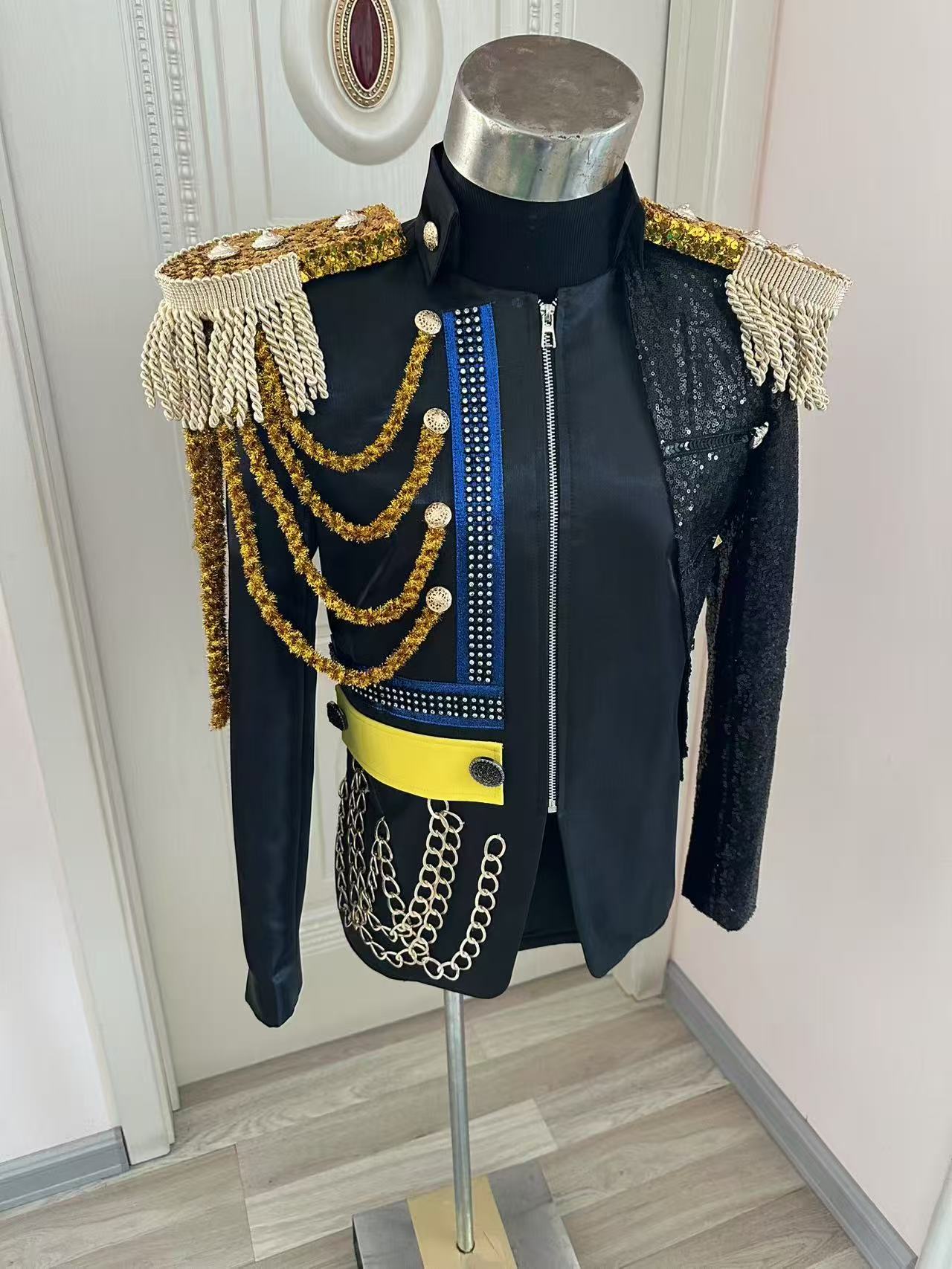 New Men Tassel Royal Jacket We - đánh giá và giá Formal Men Party Wear Jacket