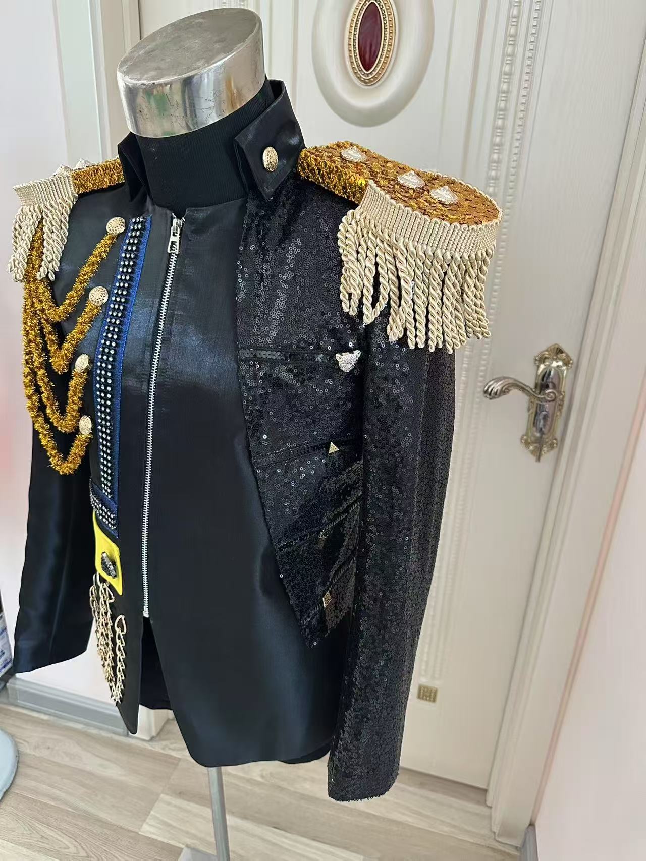 New Men Tassel Royal Jacket We - đánh giá và giá Formal Men Party Wear Jacket