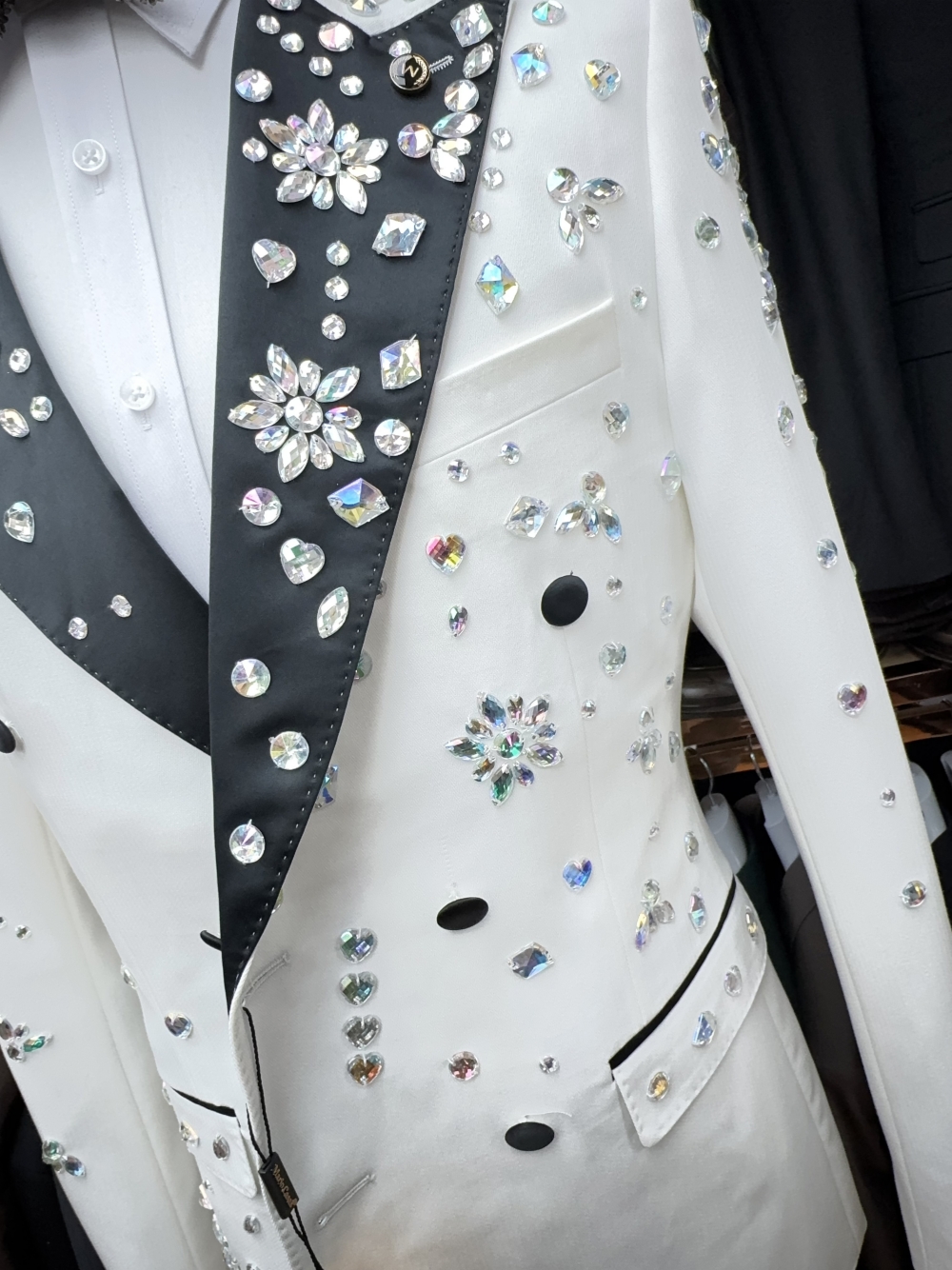 2025 Sparkly In Stock Crystals - đánh giá và giá Formal Men Party Wear Jacket