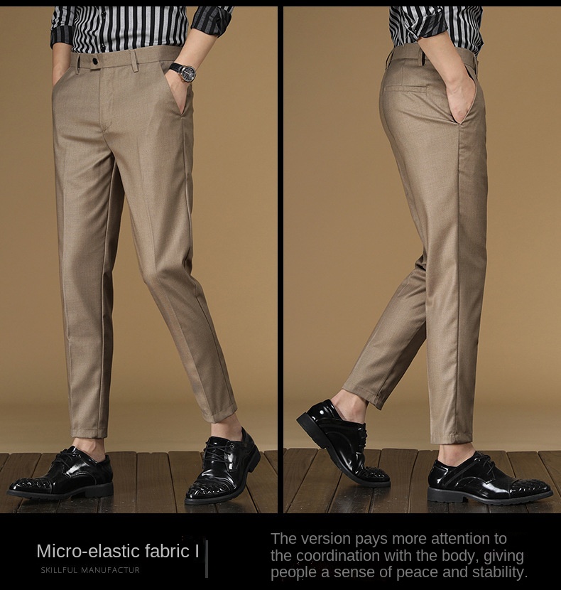 Summer Suit Pants Men Red Blac - đánh giá và giá Men Formal Wear Dress