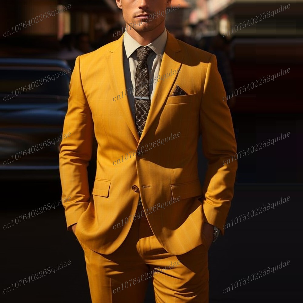 New Orange Men Suit Formal Occ - đánh giá và giá Formal Wear Jersey For Men