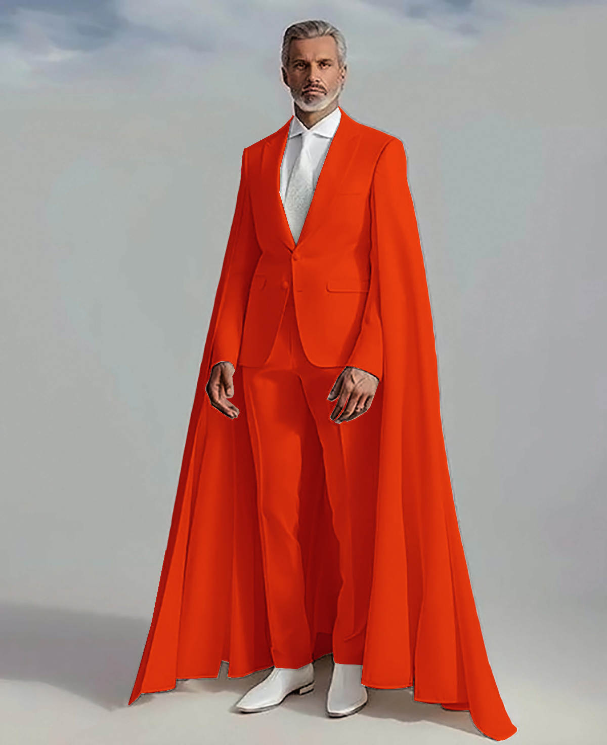 Men Wedding Suits With Cape 2  - đánh giá và giá Formal Wear Jersey For Men