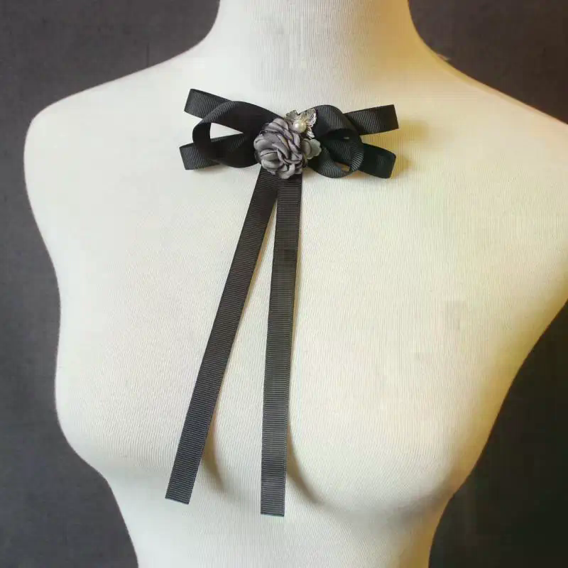 1Pcs British Korean College St - đánh giá và giá Satin Bow Tie