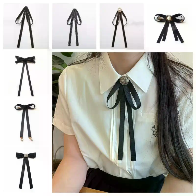 1Pcs British Korean College St - đánh giá và giá Satin Bow Tie
