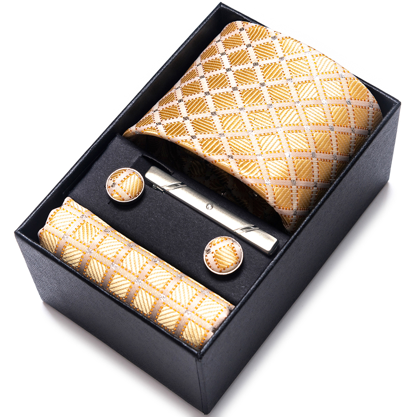 Bright Color Paisley Men's Tie - đánh giá và giá Tie Bar Clip