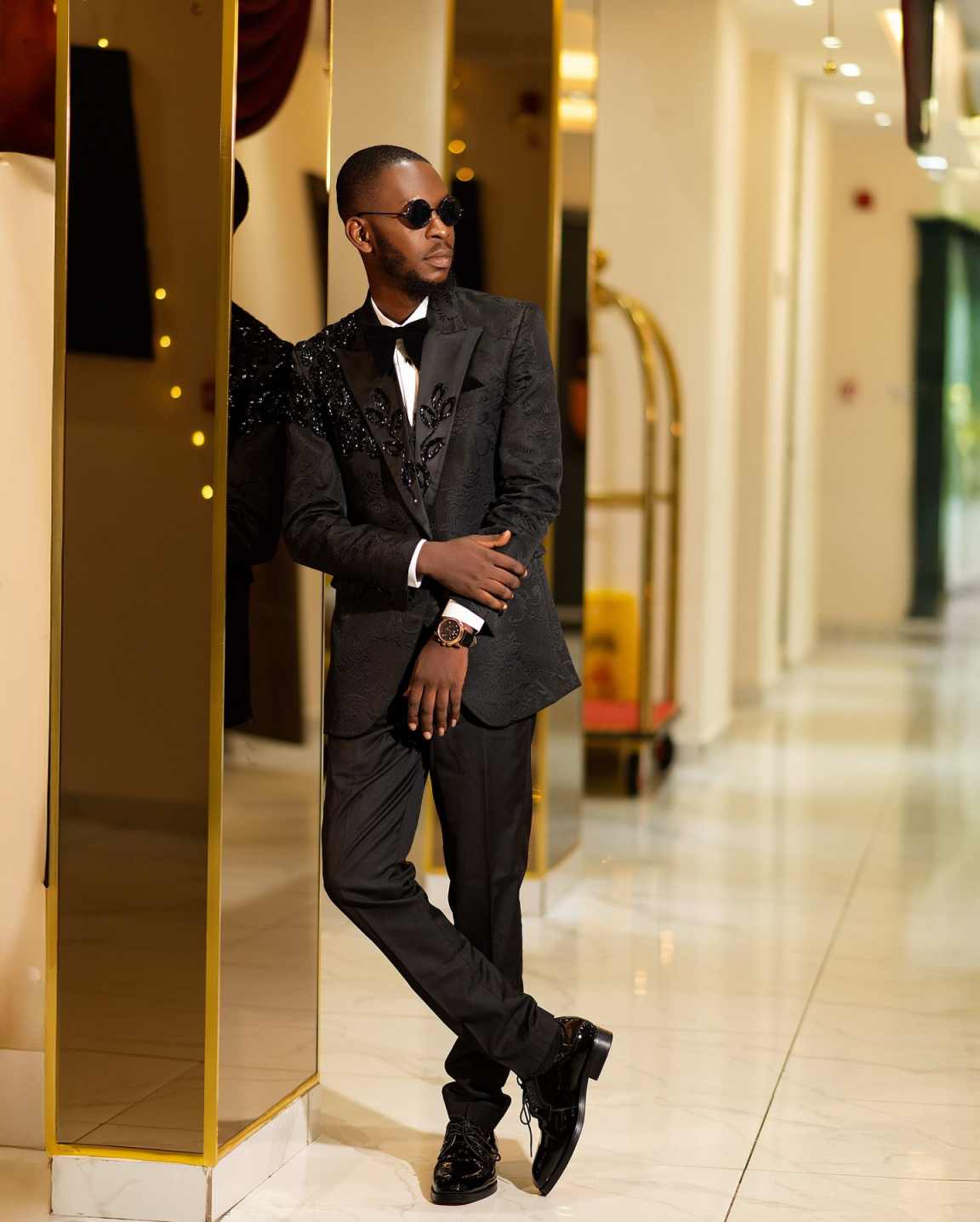 Fashion Men Suits Applique 2-p - đánh giá và giá Formal Men Party Wear Jacket