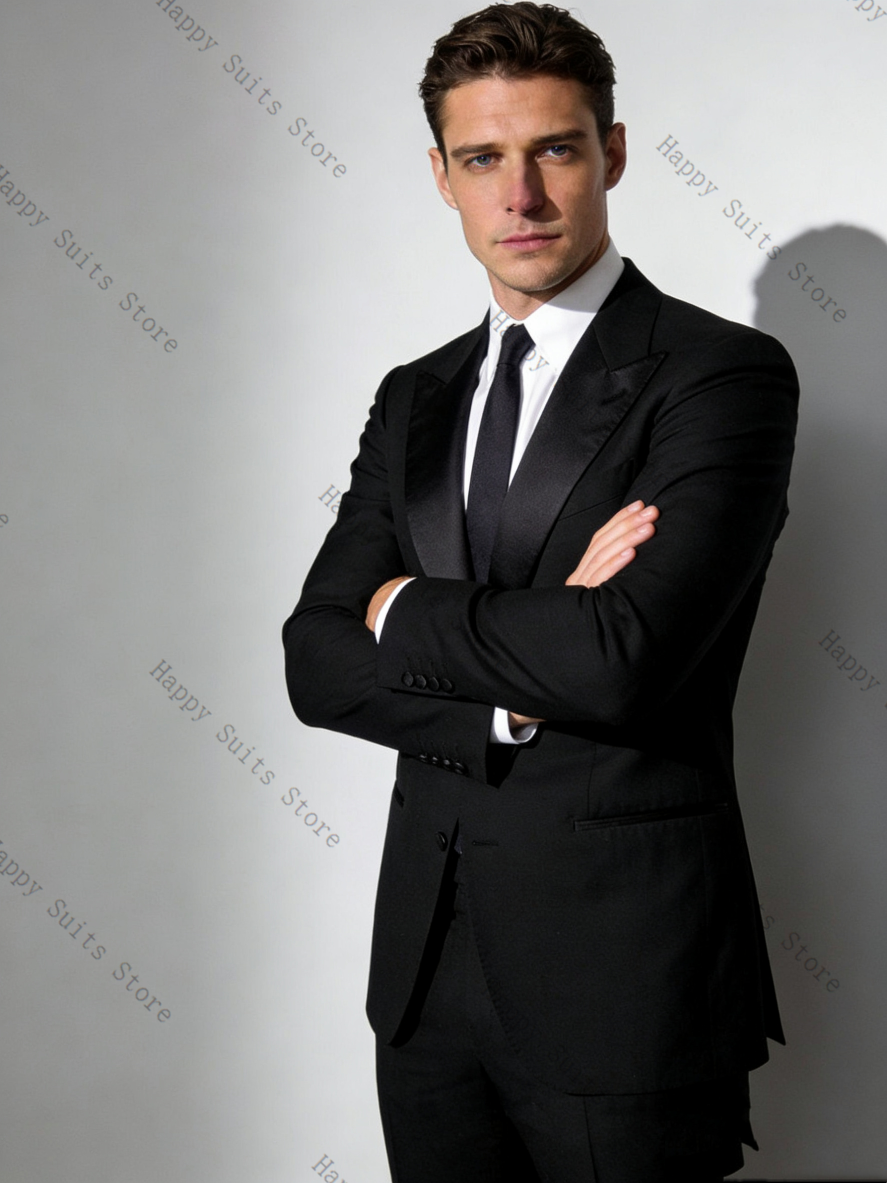 Spring Black Cotton Men Suit S - đánh giá và giá Formal Wear Jersey For Men