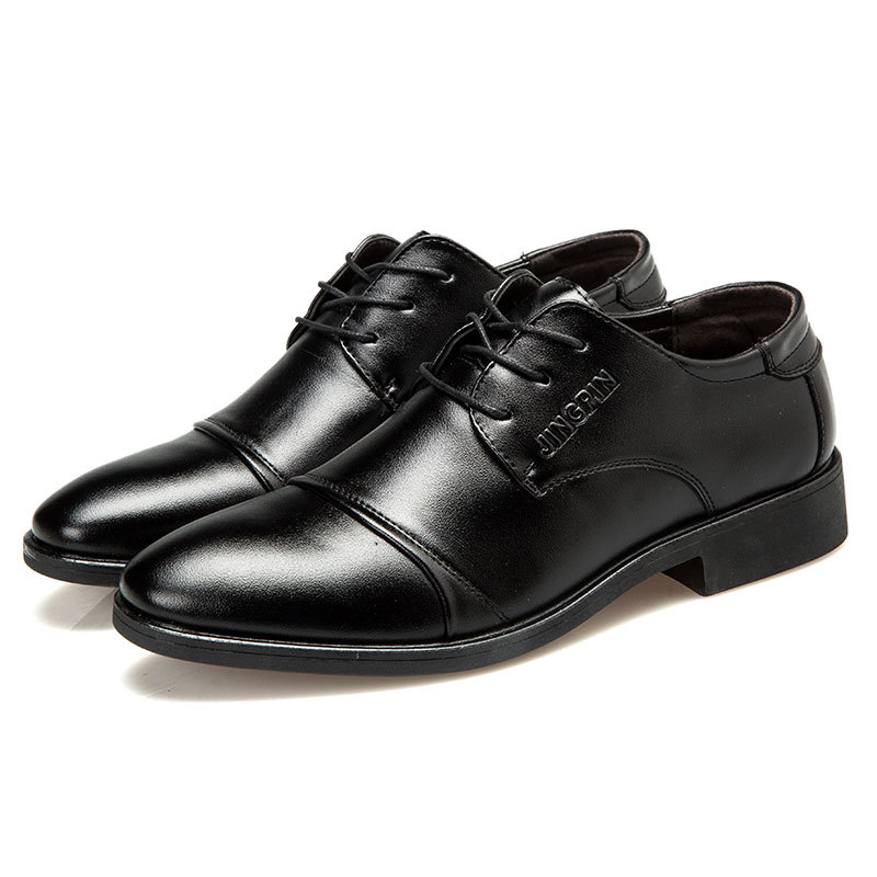 Large-sized men's leather shoe - đánh giá và giá Men Formal Wear Dress