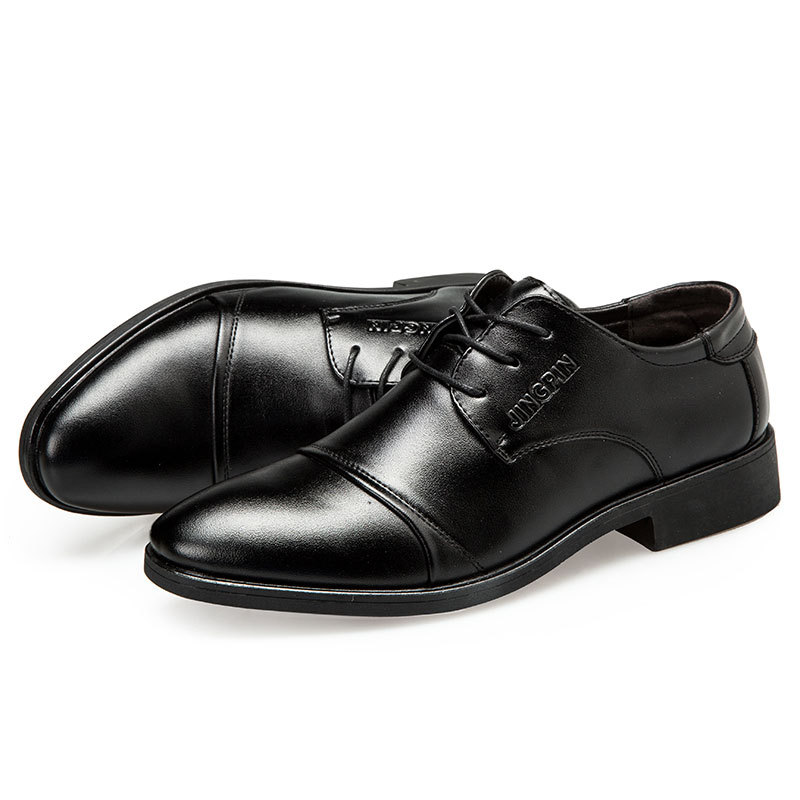 Large-sized men's leather shoe - đánh giá và giá Men Formal Wear Dress