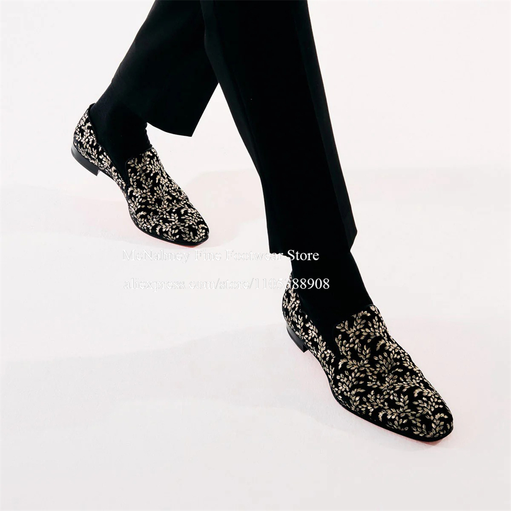 Black Silk Velvet Slip On Loaf - đánh giá và giá Men Formal Wear Dress