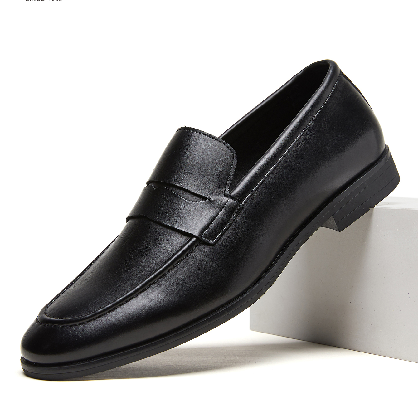 Men's Leather Loafers Slip-On  - đánh giá và giá Men Formal Wear Dress