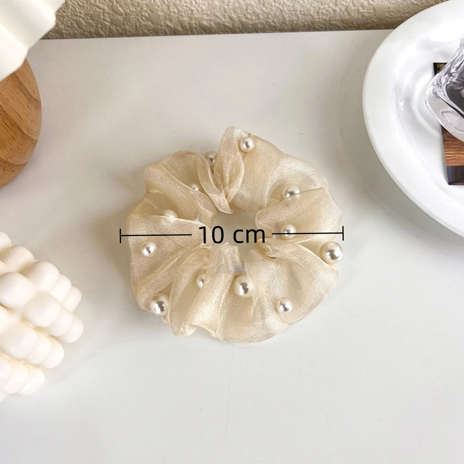 1PC Elegant Organza Scrunchies - đánh giá và giá Tie Bar Clip