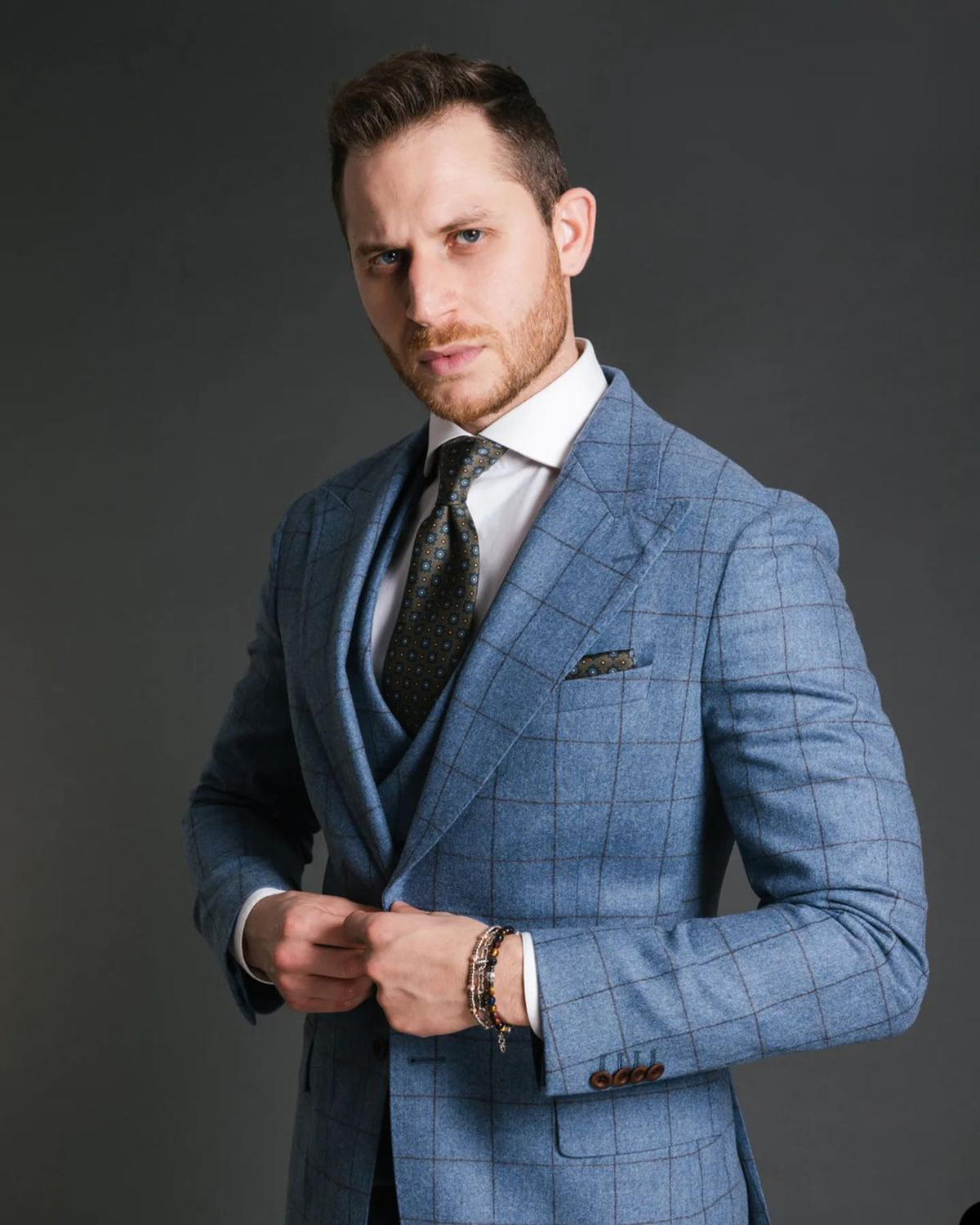 Blue Vintage Men Suit Tailor-M - đánh giá và giá Formal Men Party Wear Jacket