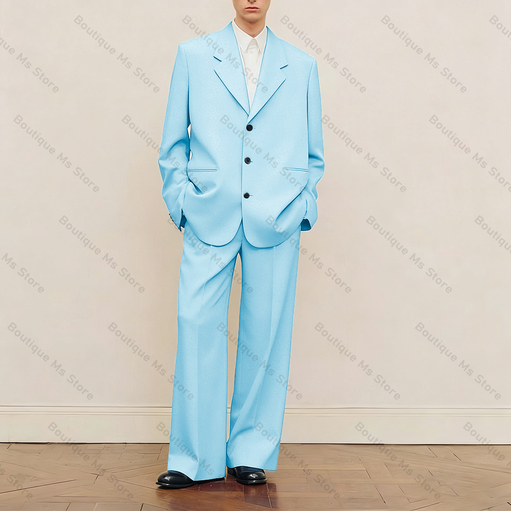 Men's Black Oversized Suit Set - đánh giá và giá Formal Men Party Wear Jacket