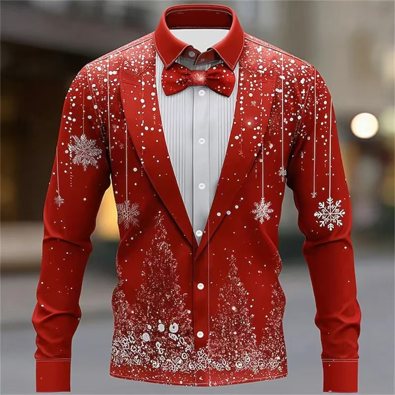 2025 Men's Christmas Snowflake - đánh giá và giá Men'S Holiday Formal Wear