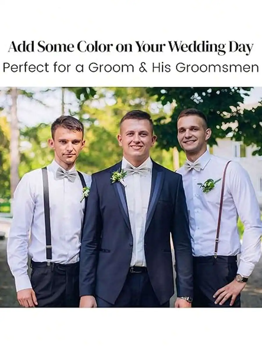 Mens Solid Color Satin Pre-Tie - đánh giá và giá Satin Bow Tie
