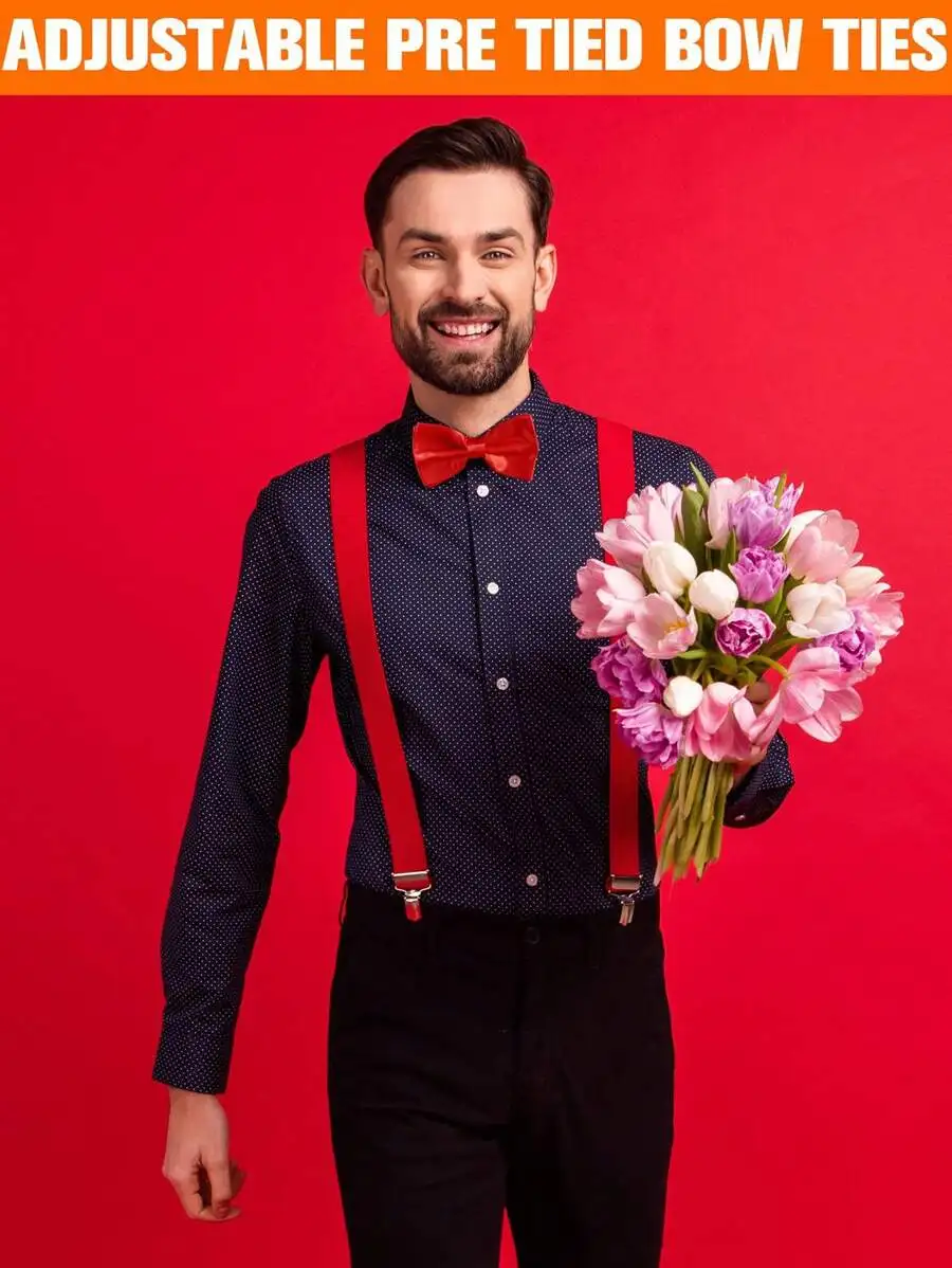 Mens Solid Color Satin Pre-Tie - đánh giá và giá Satin Bow Tie