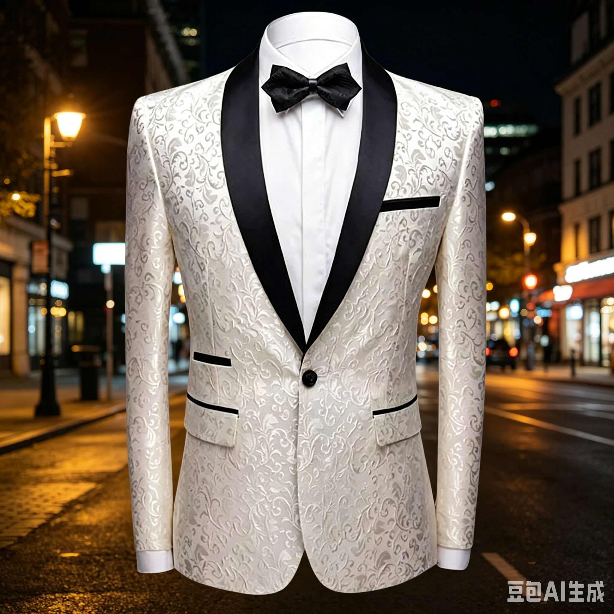 White Jacquard Wedding Men Sui - đánh giá và giá Formal Men Party Wear Jacket