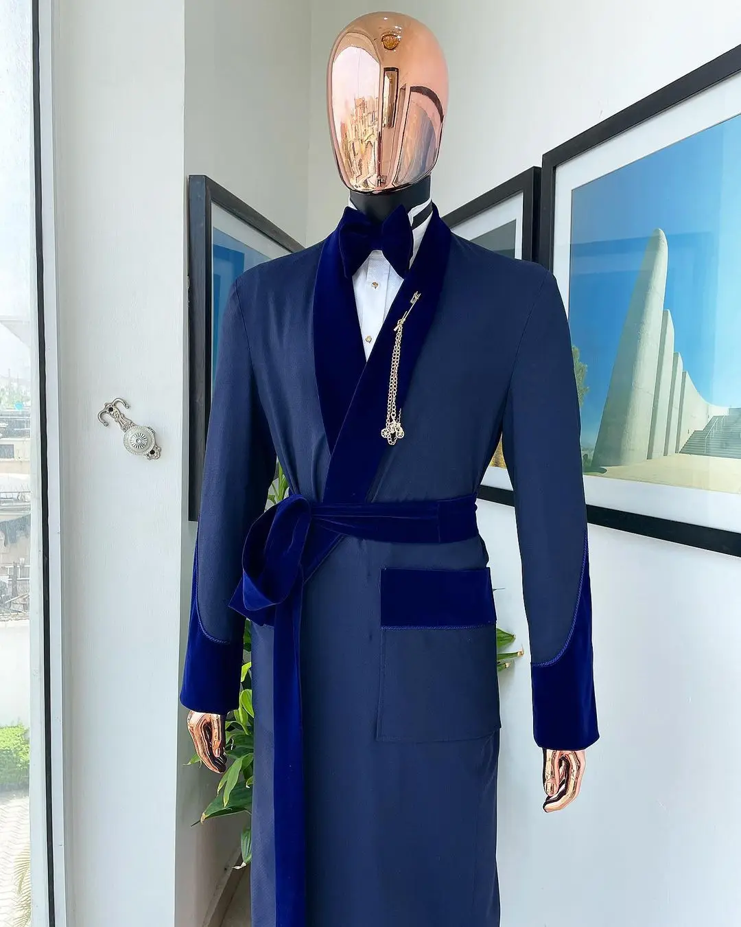 Tailor Made Royal Blue Men Sui - đánh giá và giá Men Formal Wear Dress