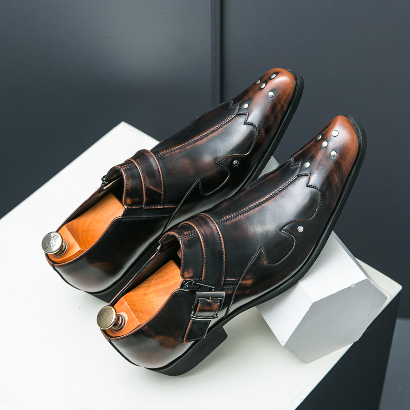 38-46 Men Business Brogue Shoe - đánh giá và giá Men Formal Wear Purple